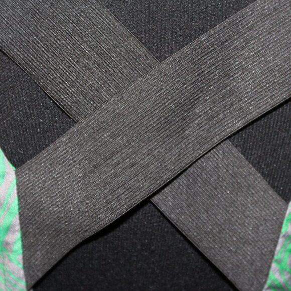 SALE Prevett Criss Cross Back Green Gray Lightweight Dress Small S Pre-Loved - Picture 11 of 15